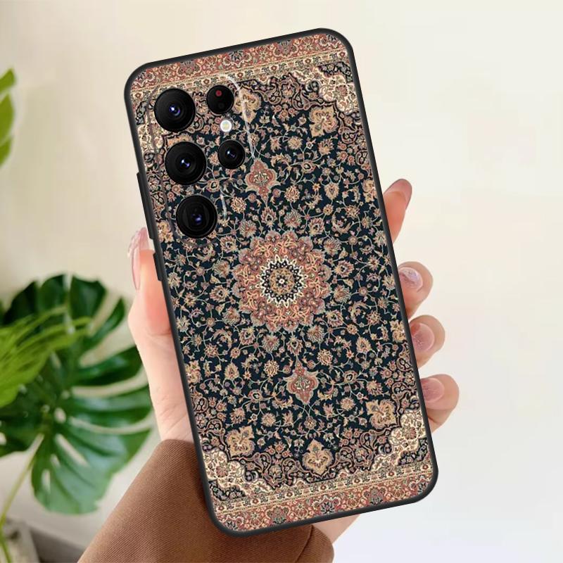 Persian rug art Soft Case For Samsung Galaxy S25 Ultra S21 S22 S23 S24 Plus S9 S10 S20 FE S24 FE Phone Cover