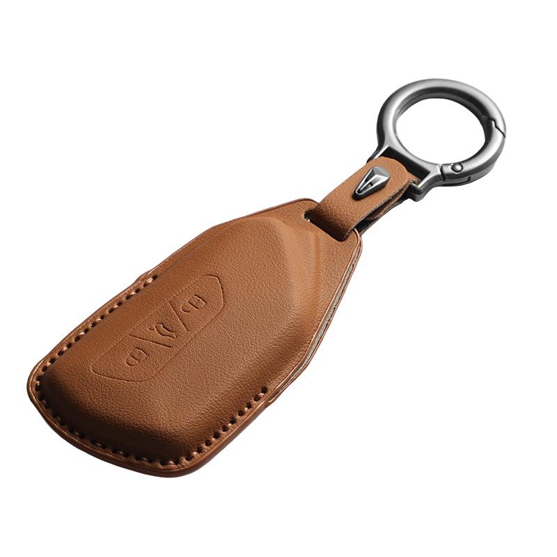 Compatible with Volkswagen ID.3, ID.4 Crozz, Tan Yue ID.6X, Ling Du L, Tan Jing, Tayron L genuine leather key case.