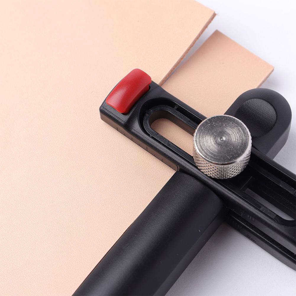 Adjustable Leather Strip Cutting Tool with Clear Scale Belt Cutter Leather Strap String Belt Cutter Craft Leather Tools