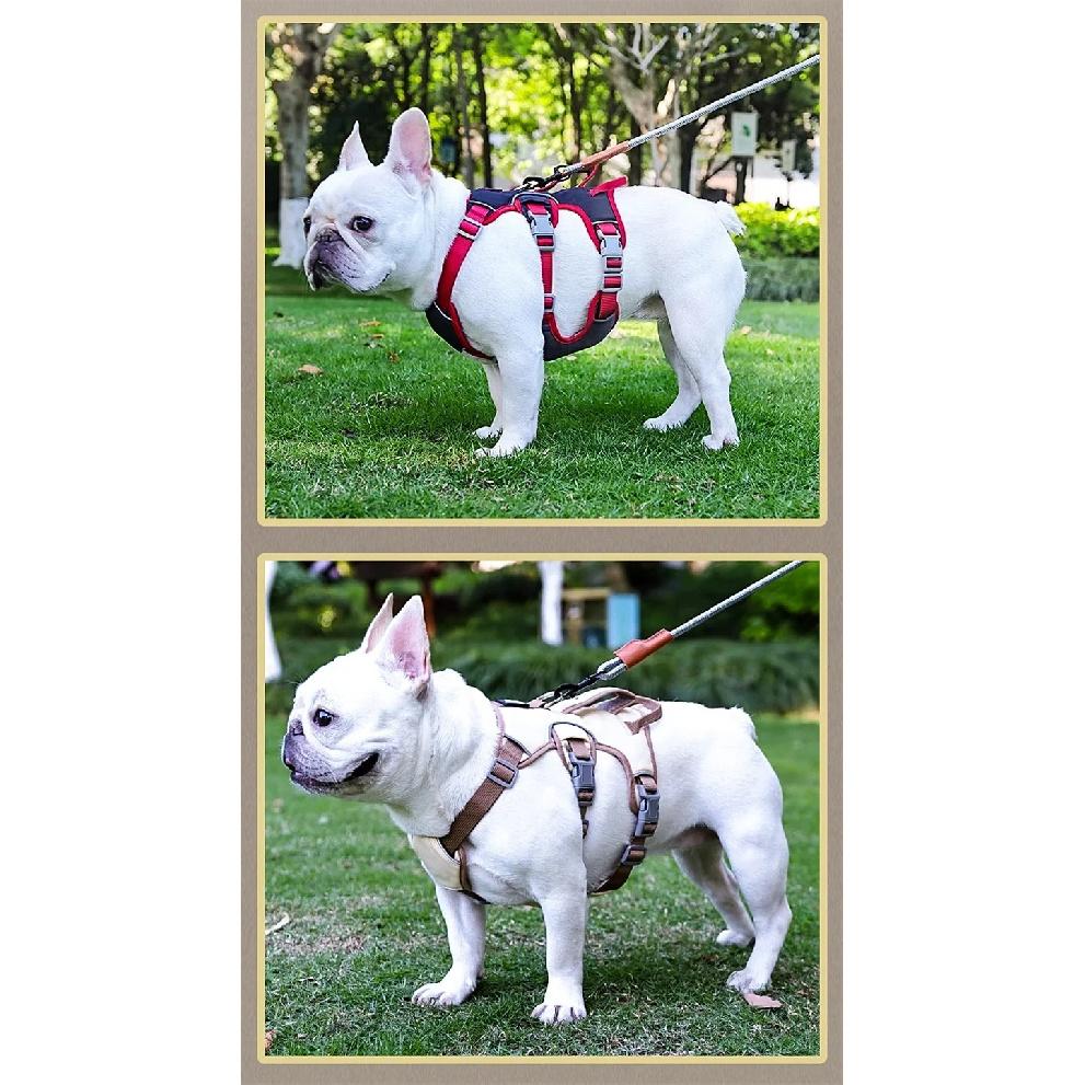 Durable Pet Dog Vest Harness Explosion-proof Big Dogs Harnesses Reflective French Bulldog Collar Shepherd Dogs Walking Supplies