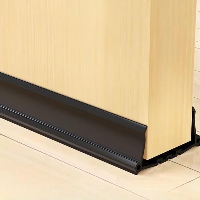 

1PC 96cm PVC Door Seal Strip Anti Collision Soundproof Weatherstrip Windproof Self Adhesive Window Weather Stripping Doo (black,96cm) чорний