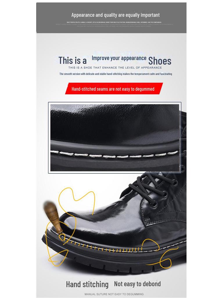 Zimní pánské boty Martin z pravé kůže – Hřejivé, všestranné, trendy pracovní boty