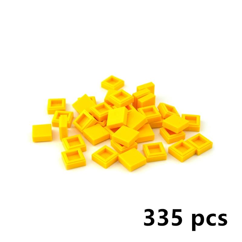 335pcs DIY Building Blocks Figure Bricks Smooth 1x1 ColorFul Educational Creative Size Compatible All Brand Toys for Children