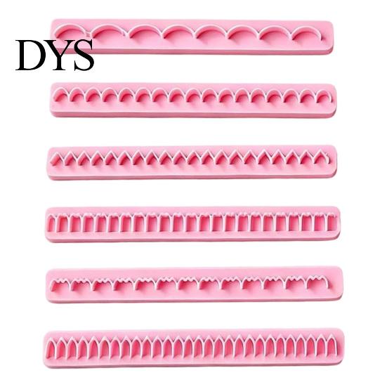 Polymer Clay Cutters 6Pcs Flower Petal Cutter, 6 Shapes 3D Making Craft Mold Tool, Handmade Plastic Crafting Tools for DIY Lovers