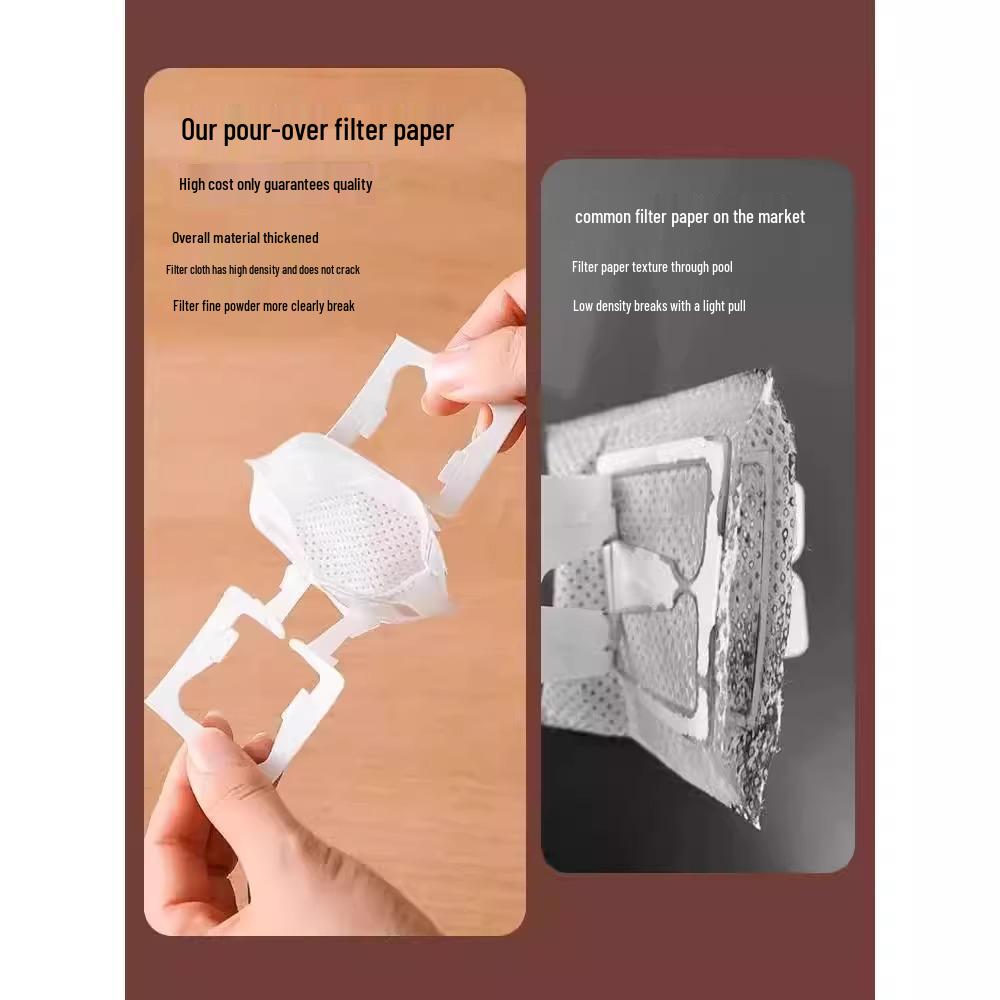 Hanging Ear Disposable Coffee Filter Bags for Hand Pour