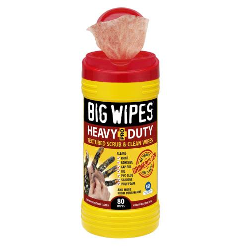 

BIG WIPES 60020046 Сверхпрочные промышленные текстурированные чистящие салфетки, красная крышка