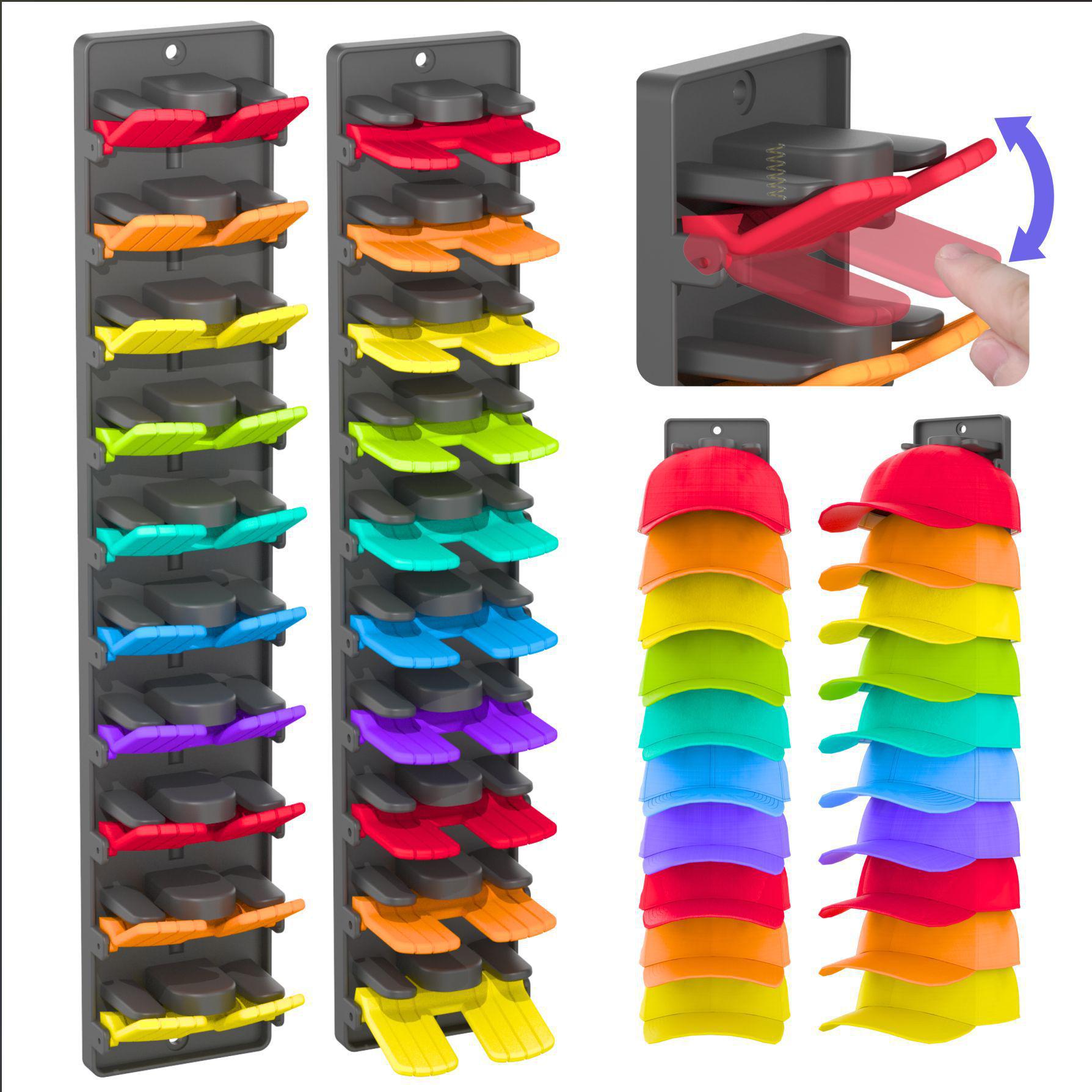 Cross-Border Bestseller: Baseball Cap Organizer & Storage Rack Single piece