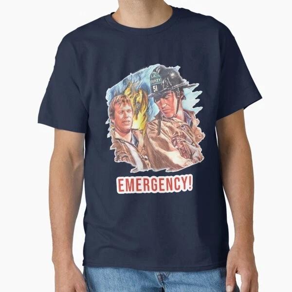 Emergency Tv Show Desoto And Gage Classic Tshir Made In Usaaus Tshirt S2xl S