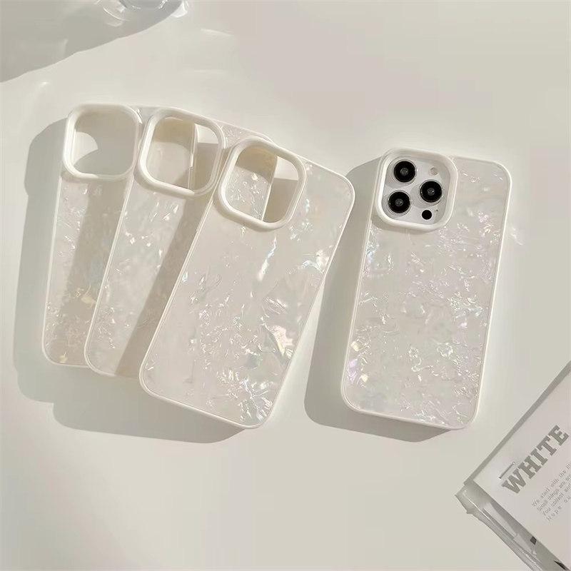 Husă de telefon dur PC cu model de lux pentru iPhone 15 14 13 12 11 Pro Max Plus Husă din spate moale, rezistentă la șocuri, din silicon