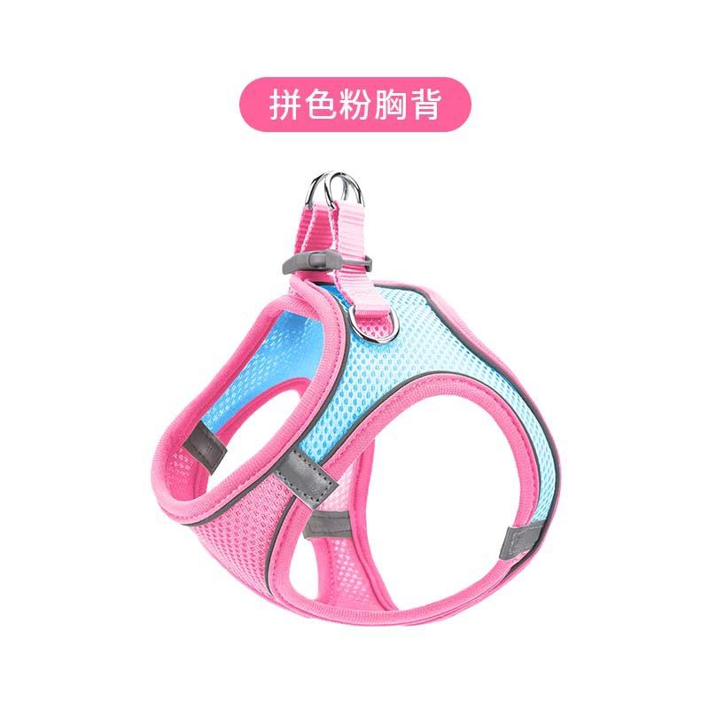 Haustierprodukte Neuer Haustier-Brustgurt, atmungsaktive Hundeleine in Westenform, reflektierende Hundeleine