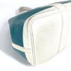 HERMES Garden Party TPM Hand Bag Tote Bag Toile Offishe/Leather blue/White