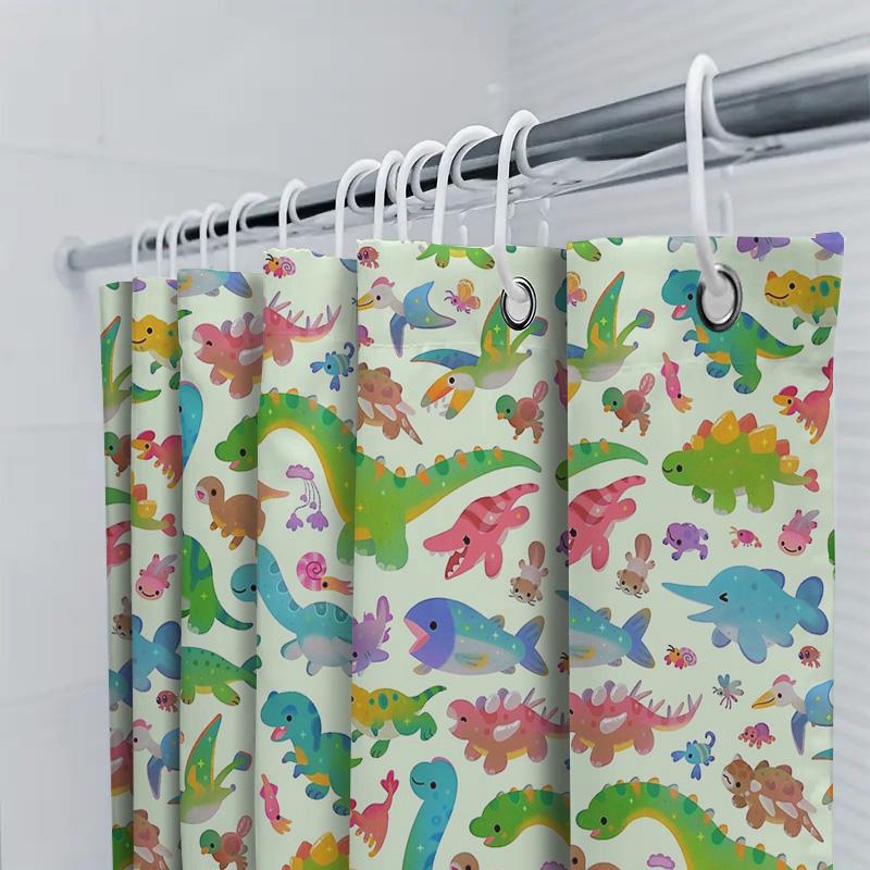 Rideau de douche de salle de bain Motif floral vintage style ferme Imperméable Décor Tissu lavable