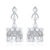 Fashionable Wind Chime Shaped Personalized Women's Earrings Tassel Zircon Earrings