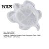 Ocean Themed Resin Art Large Sea Turtle Mold, 3D Silicone Mold for Epoxy Casting, Detailed Marine Craft Animal Molds Wall Hanging Decoration, Coastal