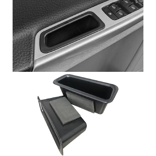 VESUL Aufbewahrungsbox für die vordere Türseite, kompatibel mit Volvo S60 2009–2017 2018, V60 2009–2017 2018, Armlehne, Telefonbehälter, Tür-Organizer, Griff
