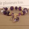 Exquisite Purple Crystal Beads Zircon Charm Bracelet for Women Girls Cute Birthday Jewelry Accessories Gifts