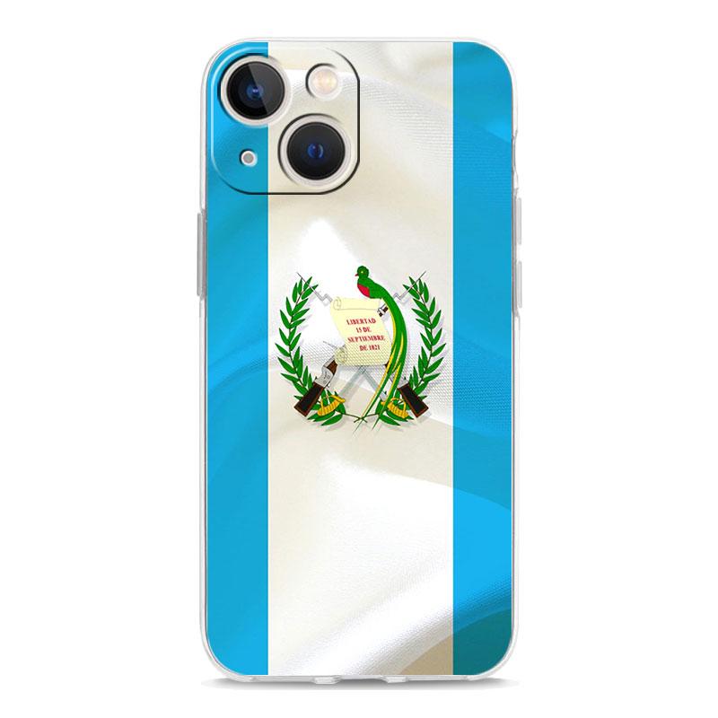 Phone Case For iPhone 17 Air Cases iPhone 16 15 12 13 14 Pro Max SE 7 8 Plus iPhone11 Clear Soft Cover Guatemala Flag