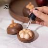 Minimalist Wood Aroma Diffuser Mangosteen Passive Oil Diffuser, Wooden Essential Creative Aromatherapy Portable Scent Diffusers, No-Electric