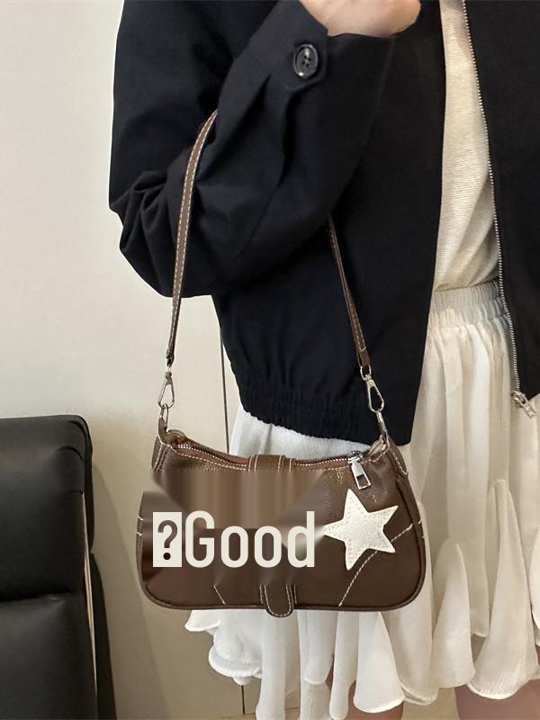 Trendy Star Design Women's Underarm Shoulder Bag - Fashionable and Versatile for Commuters