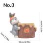 Cartoon Animal Flower Pot Resin Succulent Pot Planter Home Decor Garden Decoration Desktop Ornaments Bonsai Plant Pot