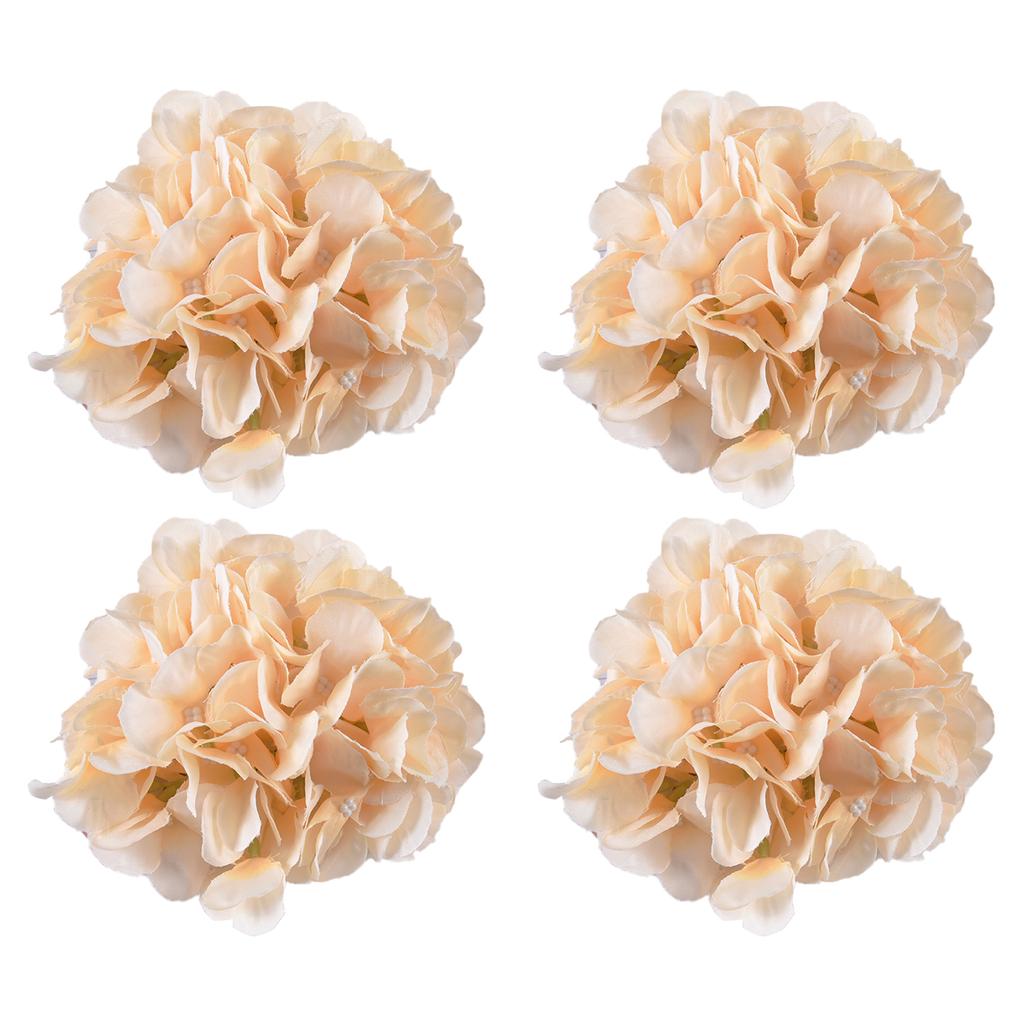 Set of 4 Artificial Flower Curtain Tiebacks Rope Drapes Holder Window Treatments Accessories for Bedroom and Living Room