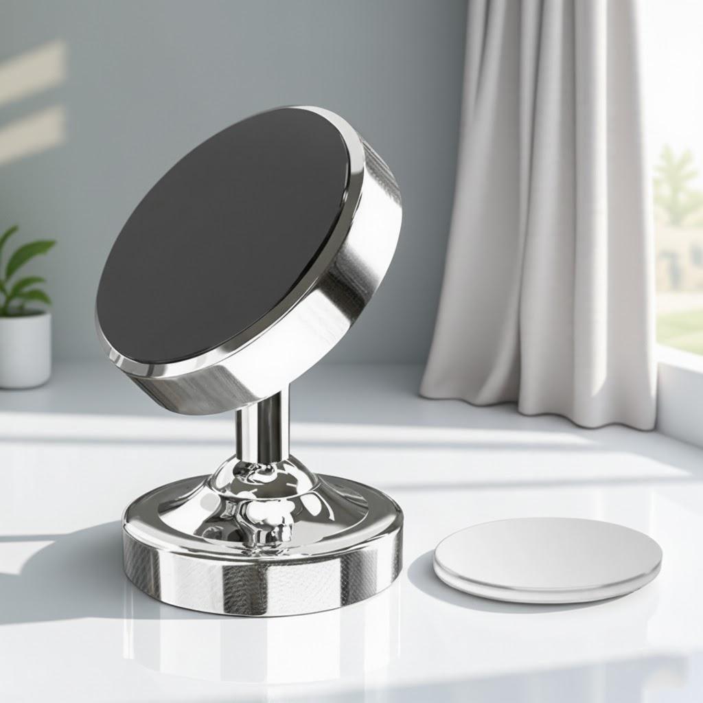 360 Degree Rotation Universal Car Phone Holder Strong Magnetic Mount for Navigation Accessories