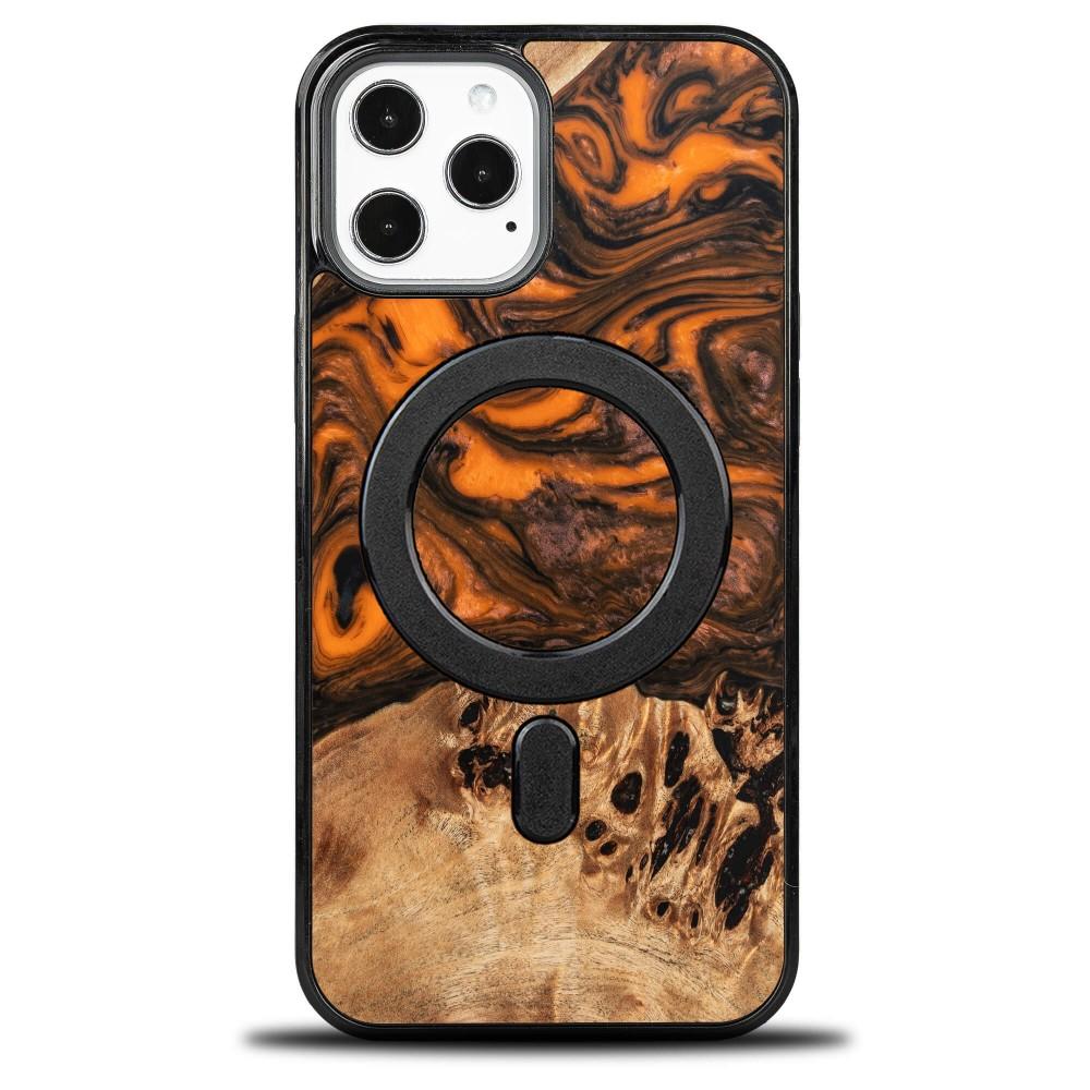 Bewood Unique case for iPhone 12 Pro Max - Orange with MagSafe