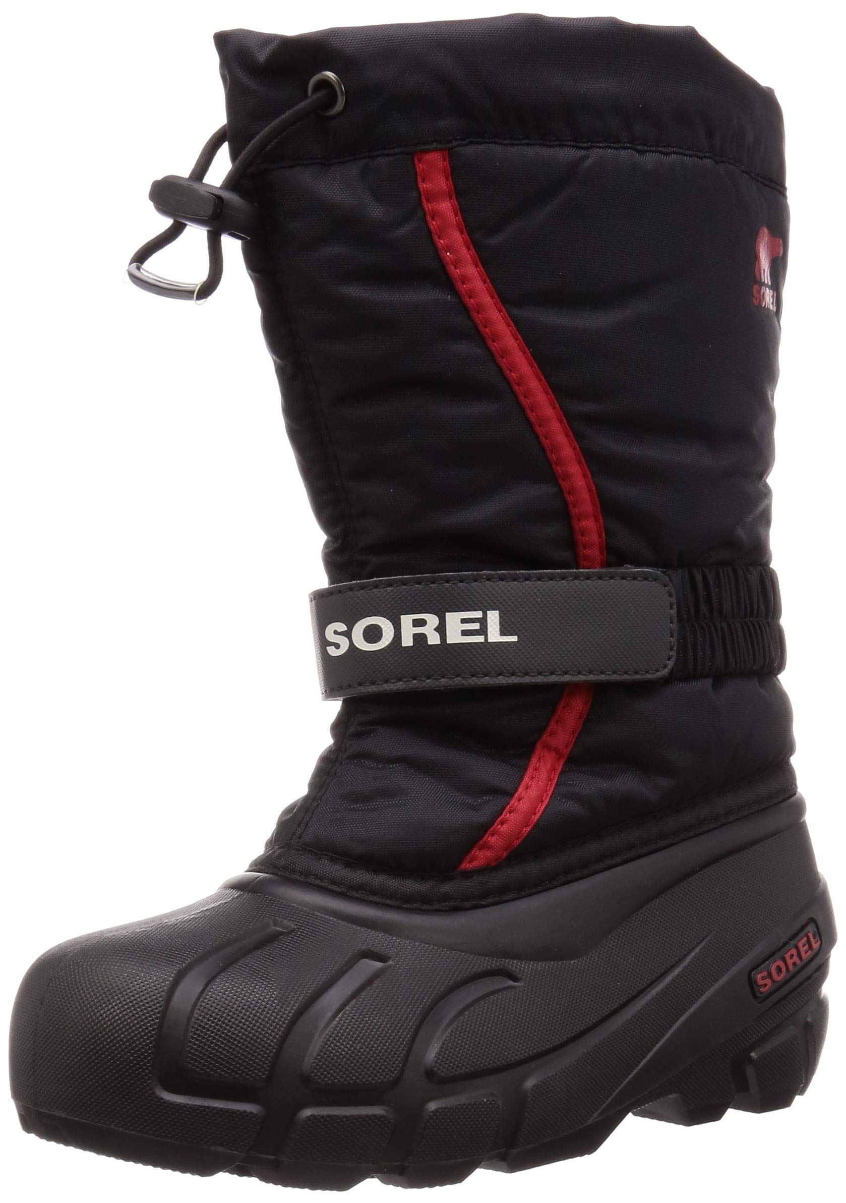 

Sorel Kids Youth Flurry NY1965 Snow Size Black Boots, 24cm, чёрный