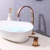 Widespred Basin Faucet Bathroom Hot and Cold  Gold Chrome Brass Decked Sink Mixer Brass Single Lever Square Sink Mixer