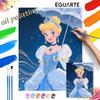 Cinderella Digital Oil Painting Art Kit Handmade Diy Home Decorations