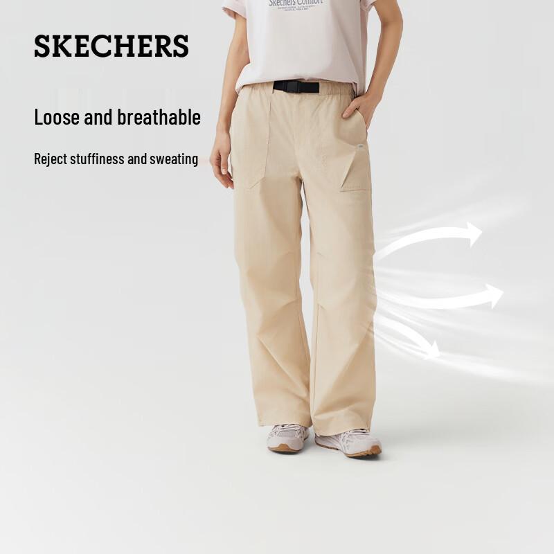 Skechers Women's L226W044 Loose Fit Cargo Sweatpants