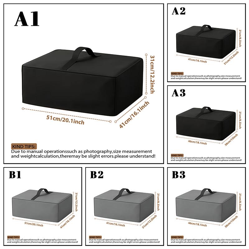 Reinforced Handle Printer Dust Cover Oxford Waterproof Open Bottom Protective Sleeve With Drawstring Anti-Static Printer Case