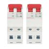 2PCS DC Circuit Breaker DIN Rail Mounting 2P 50A 500V Protection Air Switch for Solar PV System
