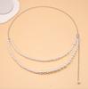 New pearl pendant decorative chain jewelry metal waist chain sexy body chain waist chain