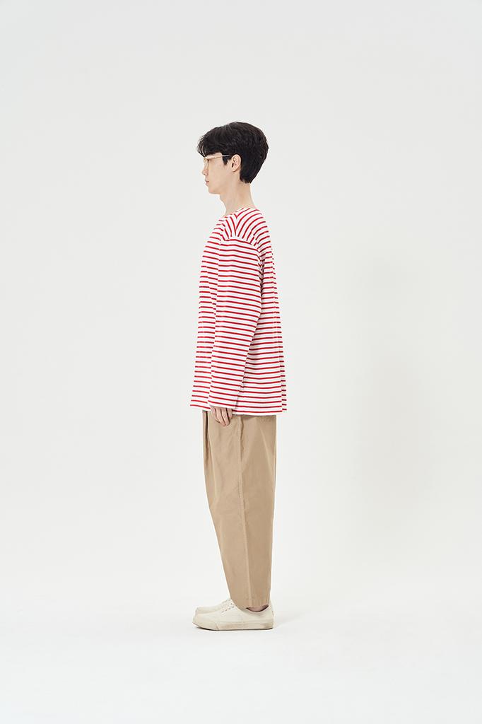 HISHANDER Moleskin Wide Tapered Pants