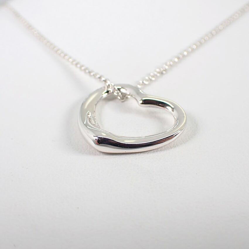 [Használt] TIFFANY 925 Nyitott Szív Medál/Nyaklánc/g507-47