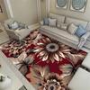 Teppiche Boden Teppich Matte 3D Buntes Blumenmuster Rutschfeste Druck Bodenmatte für Wohnzimmer Schlafzimmer Küche Heimdekoration