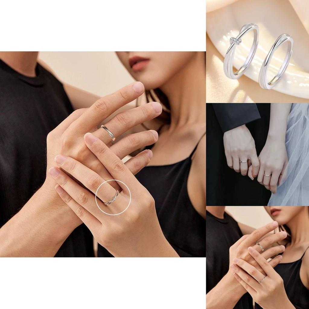 Minimalist Couple Rings Stylish And Chic Unisex Copper Material