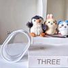 Small Transparent Anti-rub Doll Bag 12-18cm, Cotton Dustproof Storage
