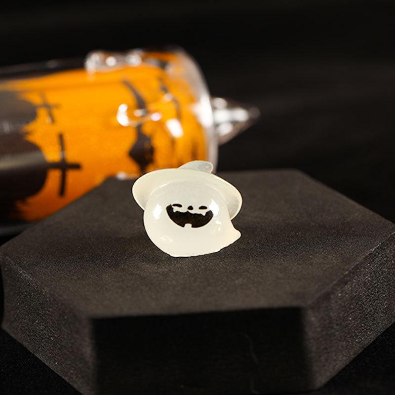 Mini Luminous Halloween Cute Ghost & Pumpkin Resin Figurines