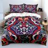 Ornate Vintage Botanical Design Bedding Set for Kids Luxury Gift 3pcs Digital Print Comforter Set Soft Comfortable Breathable