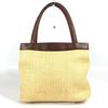 CHANEL CC CC Mark logo Bag Shoulder Bag Tote Bag Raffia / Leather Beige/Brown