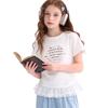 Girls' 2026 Summer Short-Sleeve T-Shirt - Fashionable, Stylish & Lightweight Top for Big Kids & Teens