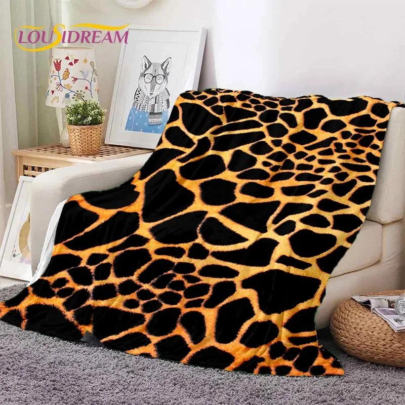 3D Colorful Zebra Stripe Leopard Tiger Soft Flannel Blanket for Bed Bedroom Sofa Picnic,Throw Blanket for Cover Outdoor Nap Gift