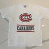 Vintage 90s Montreal Canadiens NHL T-Shirt Made In Canada Hanes. XL Unisex T-Shirt
