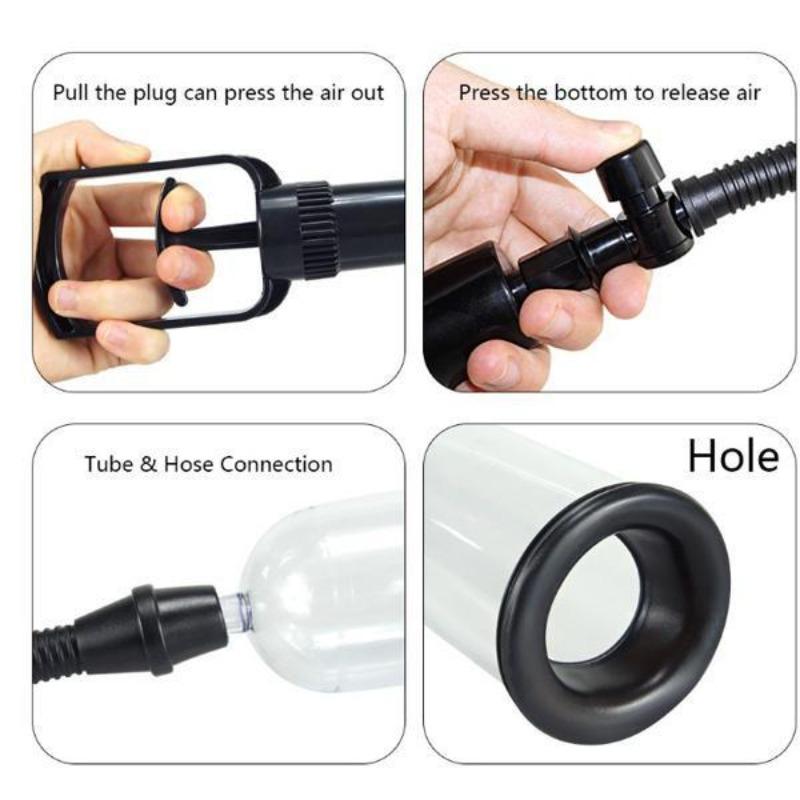 Hand Pump Trainer Male Enlarger Enlargement Vacuum Pump Male Extender Προϊόντα για ενήλικες