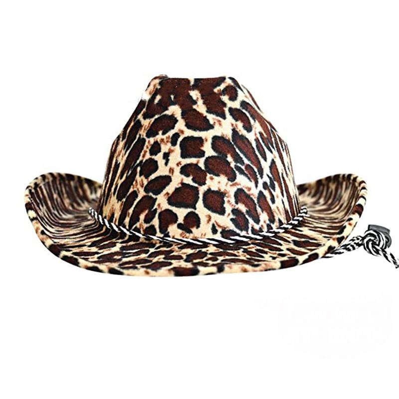 Cowboy Hat Christmas Stage Carnival Party Pink Fluorescent Colorful Cowboy Hat Compound Laser Hat Western Style Illusion