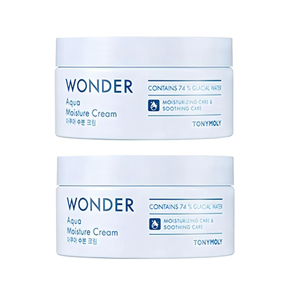 TONYMOLY Wonder Aqua Hydrating Water Cream Deep Moisture Care 100ml x2