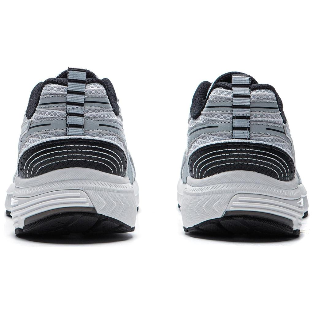 Li Ning Fuyao 1.5 Fabric Cushioning Slip Resistant Abrasion Resistant Low top Running Shoes Women's White Gray ARXU014-2