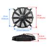 Universal 12 inch Electric Cooling Fan Radiator Film Fan 12V / 24V for Street Hot Rod Classic Muscle Car Air Condition Condenser